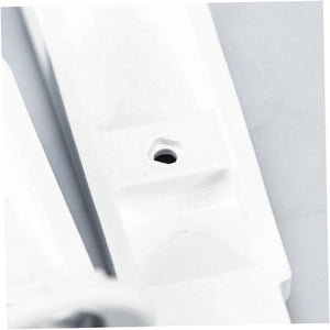 Kit de poignée de porte pour réfrigérateur et congélateur Whirlpool (blanc) - 4388947, remplace : 2193350W