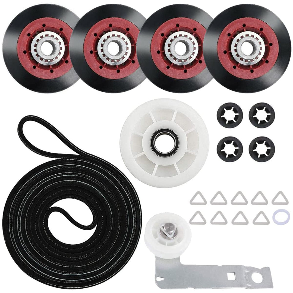 Whirlpool Dryer Drum Roller, Belt, & Pulley Kit OEM - 4392067