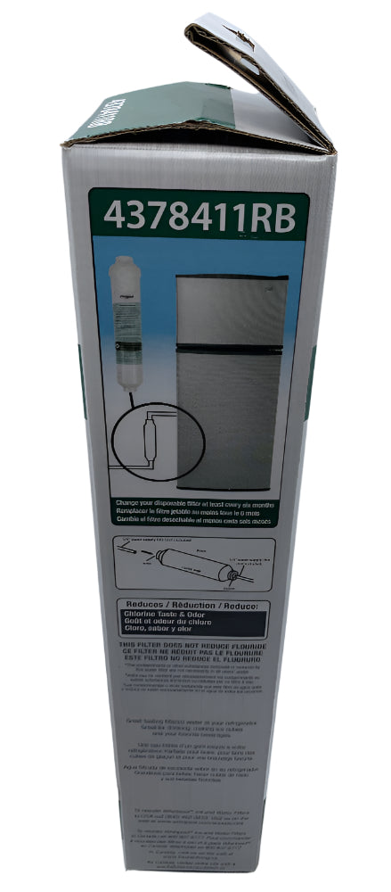 Whirlpool Refrigerator Ice & Water Filter - 4392949, Replaces: 14205038