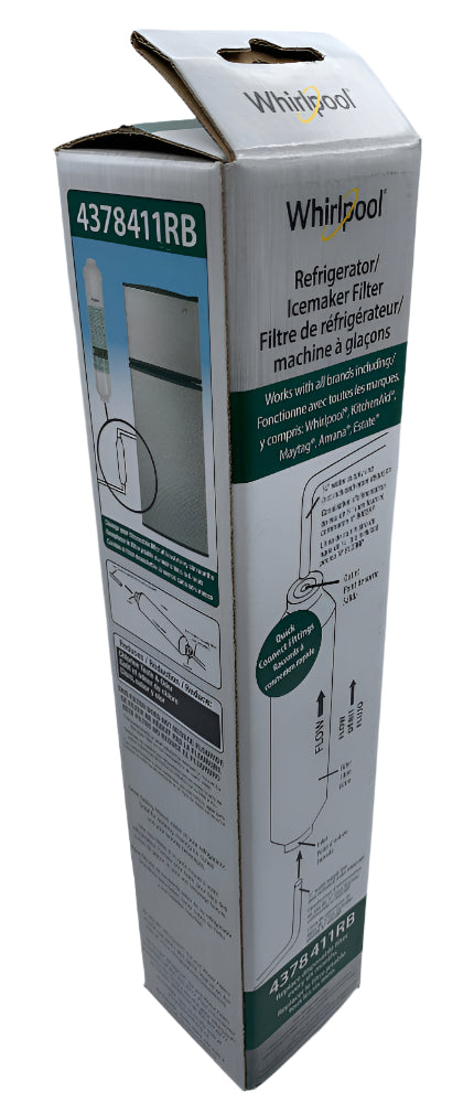 Whirlpool Refrigerator Ice & Water Filter - 4392949, Replaces: 14205038