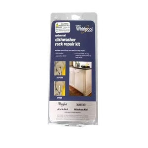 Kit de réparation pour panier de lave-vaisselle Whirlpool (blanc) - 4396838RC, remplace : 4396838