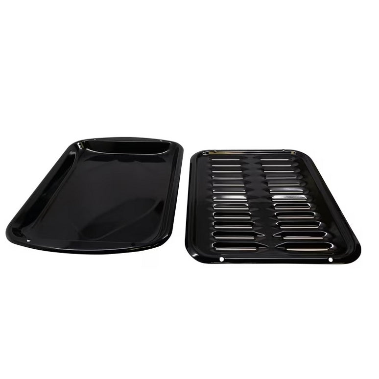 Whirlpool Range, Oven & Cooktop Broiler Pan Set - 4396923, Replaces: 11161
