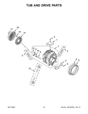 Suspension pour lave-linge Whirlpool - 461971415451