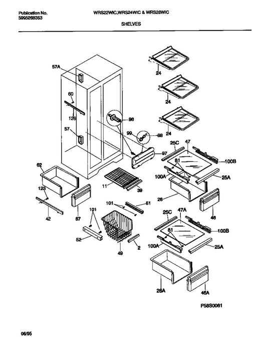 Frigidaire Refrigerator & Freezer Lower Drawer - 5303289501