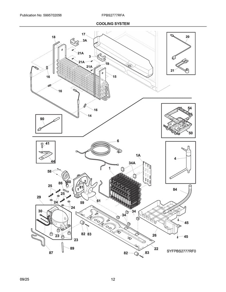 Frigidaire Refrigerator & Freezer Drier Filter - 5303305677, Replaces: 0000021534