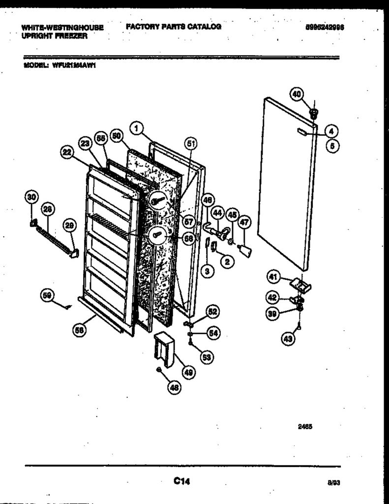 Frigidaire Refrigerator & Freezer Door Shelf End Cap Set - 5303925377, Replaces: 06599900