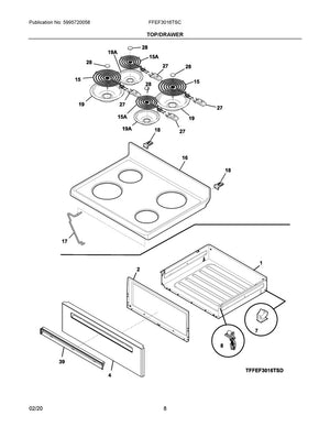 Frigidaire Range /Oven Terminal Block Kit - 5303935058, Replaces: 0009336