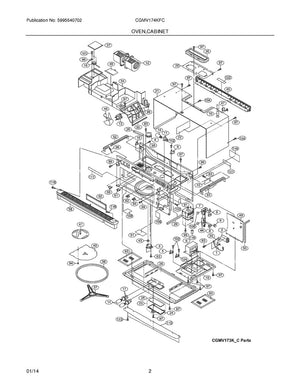 Frigidaire Microwave Inside Exhaust Air Filter - 5304440335