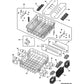 Frigidaire Dishwasher Lower Dishrack Assembly - 5304475624