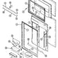 Whirlpool Refrigerator & Freezer Shelf Hook (Left) - 67043-5, Replaces: 67043-1