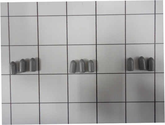 Whirlpool Dishwasher Tine Tip Repair Kit (Grey) - 676458, Replaces: 676457