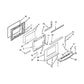 Whirlpool Range, Oven & Cooktop Inner Door Glass - 74003645, Replaces: 7902P436-60