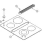 Whirlpool Range, Oven & Cooktop Glass Main Top (Black) - 74007072, Replaces: 71003483