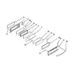Whirlpool Range, Oven & Cooktop Door Handle (Black) - 74011777, Replaces: 74009700