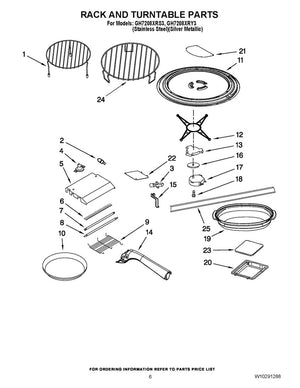 Whirlpool Microwave Glass Cooking Tray - 8205992, Replaces: W10113773