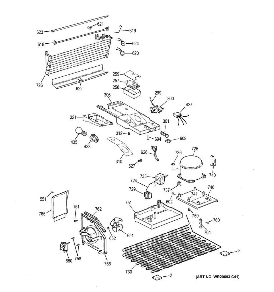 GE WG03F01479 Refrigerator Defrost Thermostat