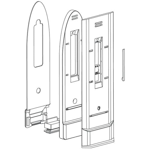 LG Refrigerator & Freezer Air Duct & Cover Assembly - ABQ74149301, Replaces: MBN63031802