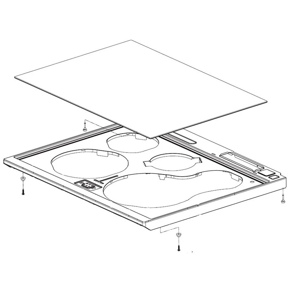 LG Range, Oven & Cooktop Main Glass Cooktop - AGU75049013