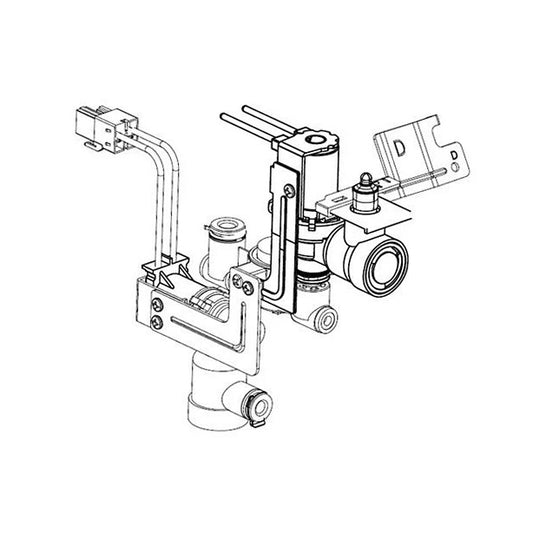 LG Refrigerator & Freezer Water Valve Assembly - AJU75632520