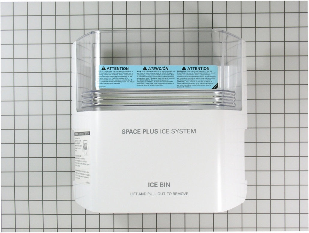 LG Refrigerator & Freezer Ice Bucket Assembly - AKC55858901, Replaces: AKC55858902