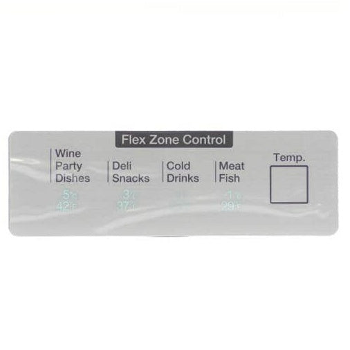Samsung Refrigerator & Freezer Printed Inlay - DA64-04526A