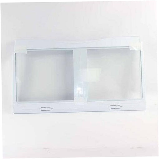 Samsung Refrigerator & Freezer Vegetable Drawer Cover (Glass) - DA97-08511B, Replaces: DA97-08511A