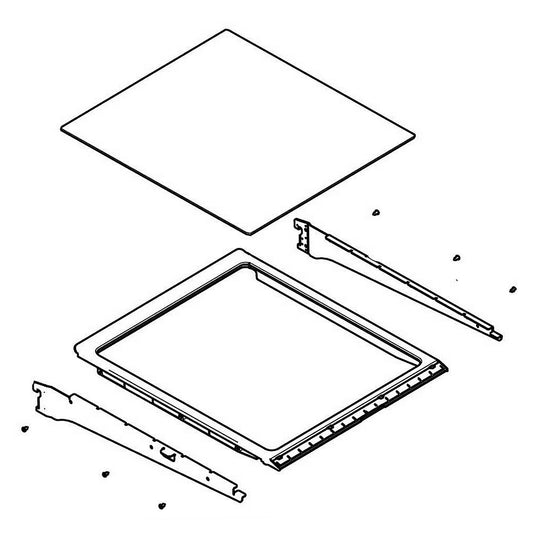 Samsung Refrigerator & Freezer Shelf Assembly - DA97-11267A