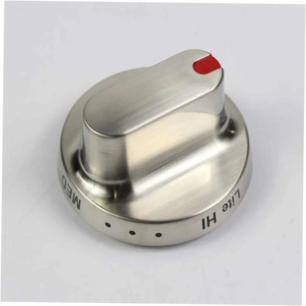 Samsung Range, Oven & Cooktop Knob (Stainless) - DG64-00472A, Replaces: DG64-00347A