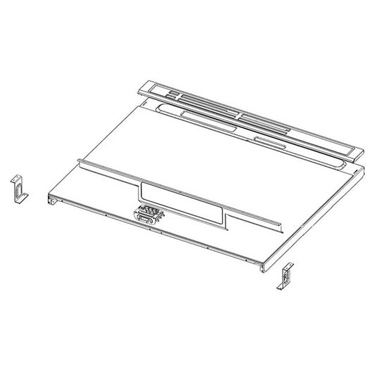 Samsung Range, Oven & Cooktop Glass Main Cook Top (Black) - DG94-03730C