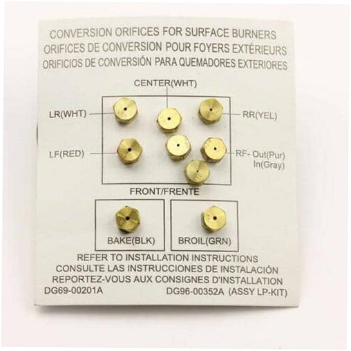 Samsung Range, Oven & Cooktop LP Conversion Kit - DG96-00352A
