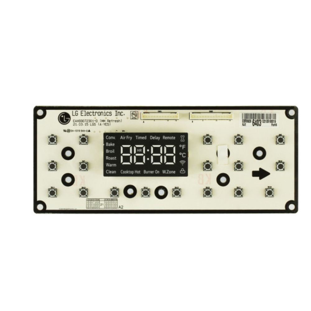 LG Range Display Control Board - EBR89296403