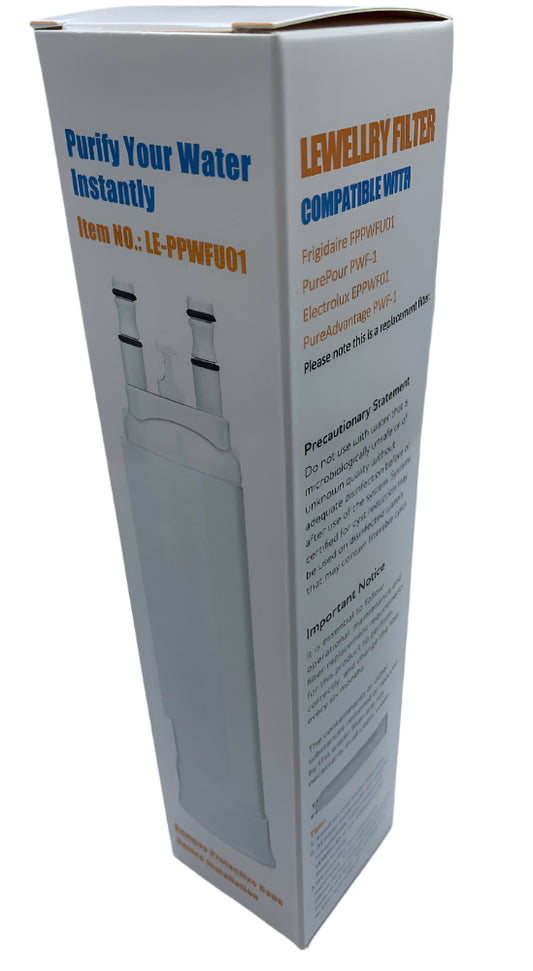 Frigidaire Refrigerator Water Filter - FPPWFU01, Replaces: FPPWFU01Q