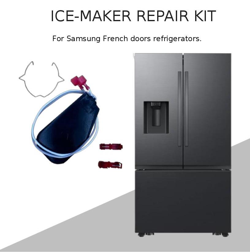 Dehumidifying Pad, Ice-Maker Repair Kit for Samsung Refrigerators - ER17-00135V - Frost Buildup & Noises permanent solution.