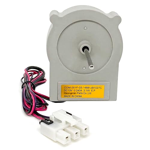LG Refrigerator Evaporator Fan Motor - 4681JB1027C, Replaces: 4681JB1027V