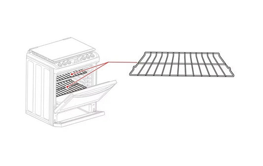 LG Range, Oven & Cooktop Rack/Shelf - MHL63411413, Replaces: MHL63411414