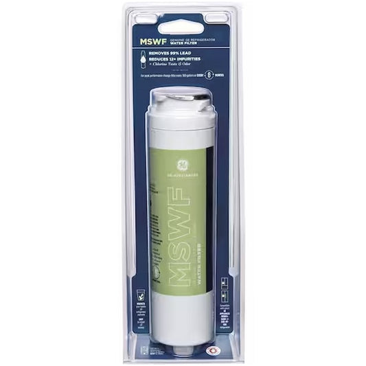 GE Refrigerator & Freezer Water Filter - MSWF, Replaces: MSWF3PK