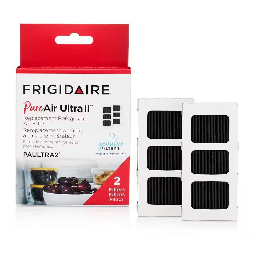 Frigidaire Refrigerator & Freezer Air Filter (2 Pack) - PAULTRAII2PK, Replaces: 5303918847