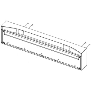 Porte centrale de réfrigérateur Samsung d'origine - DA82-03364W