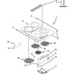 Whirlpool Range, Oven & Cooktop Main Glass Cooktop - W10163202