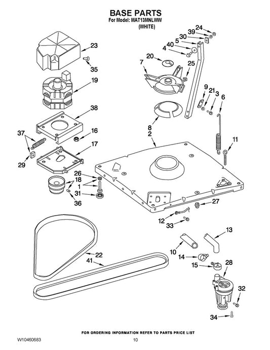 Whirlpool Washer Bolt - W10175938, Replaces: 14870