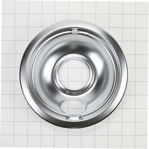Whirlpool Range /Oven 6 Inch Burner Drip Pan - W10196406RW, Replaces: 42143