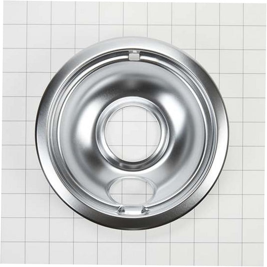Whirlpool Range, Oven & Cooktop 6 Inch Burner Drip Pan - W10196406RW, Replaces: 42143