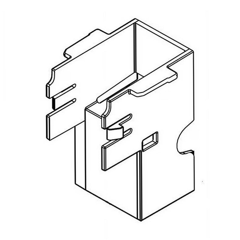Whirlpool Refrigerator & Freezer Solenoid Mounting Bracket - W10346971