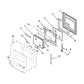Whirlpool Microwave Outer Door Glass (Stainless) - W10401225, Replaces: 4452257