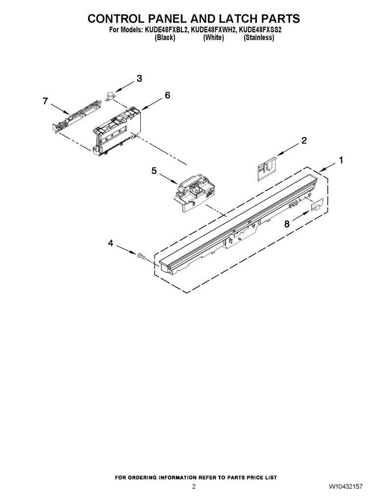 Whirlpool Dishwasher Thermal Fuse Kit - W10402110, Replaces: W10195528