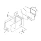 Whirlpool Range, Oven & Cooktop Outer Door Glass (Stainless) - W10577911, Replaces: W10329434