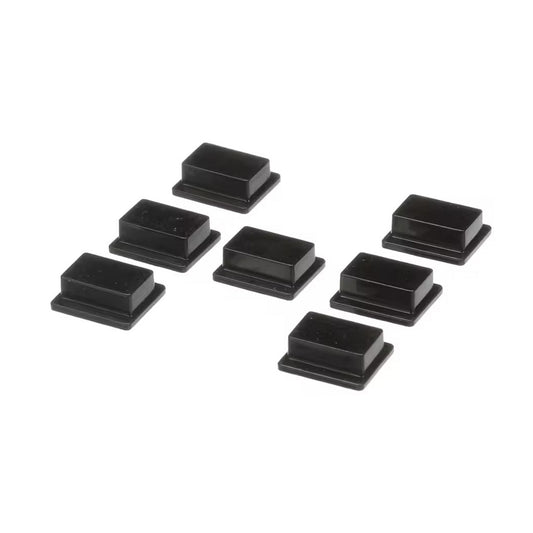 Whirlpool Dishwasher Button (Black) - W10685076, Replaces: W10613680