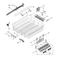 Whirlpool Dishwasher Upper Dishrack - W10728863, Replaces: 8561731