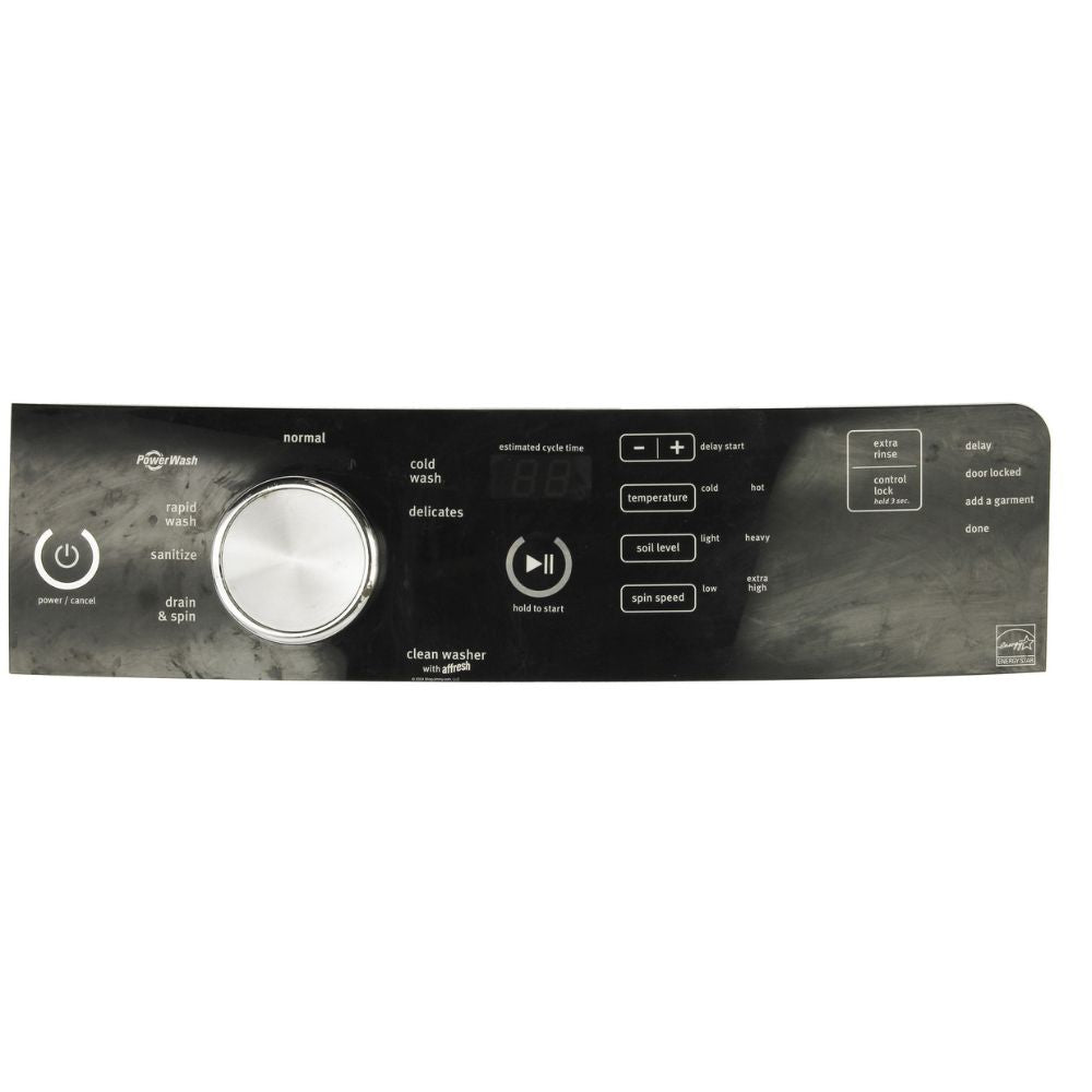 Whirlpool Washer Control Panel - W10748421