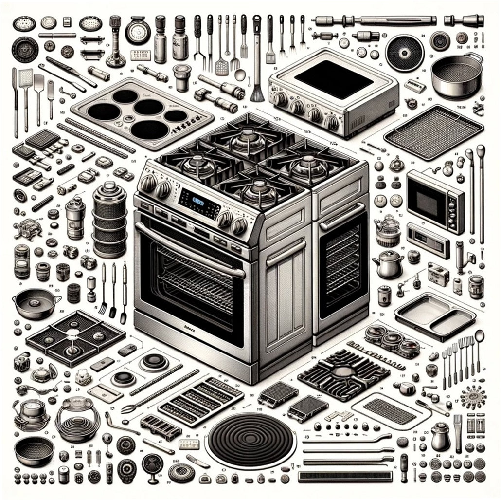 Whirlpool Range, Oven & Cooktop Glass Cooktop (Stainless) - W10804319, Replaces: W10697352